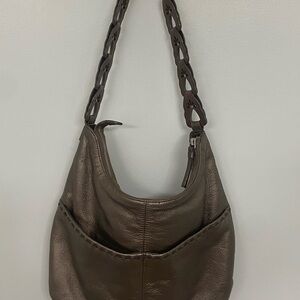 Brighton Bronze Leather Shoulder Bag